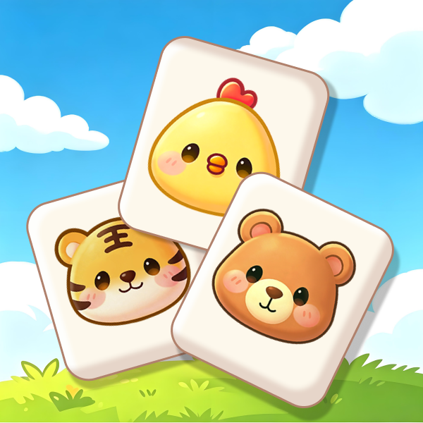 Daily Match game icon featuring animal blocks in columns